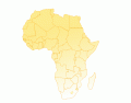 Top 10 countries of Africa by area