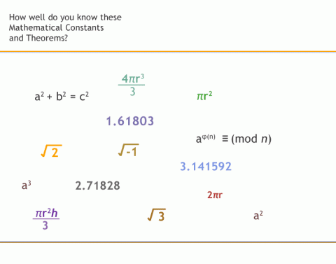 Rare Math Constants Games — Mathematics
