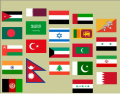 Flags of Western and Southern Asia