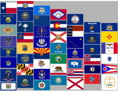 USA State Flag's