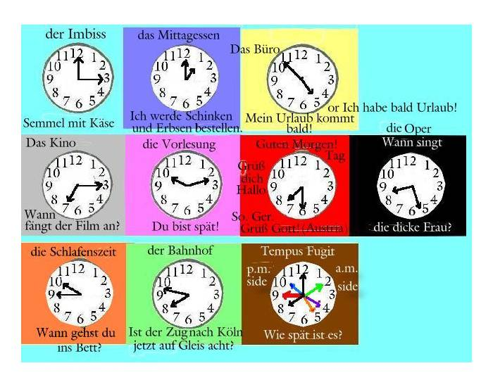 German Time Revised Quiz