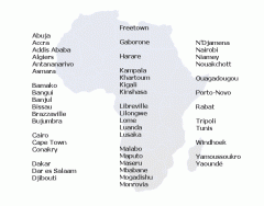 African Capitals by Country