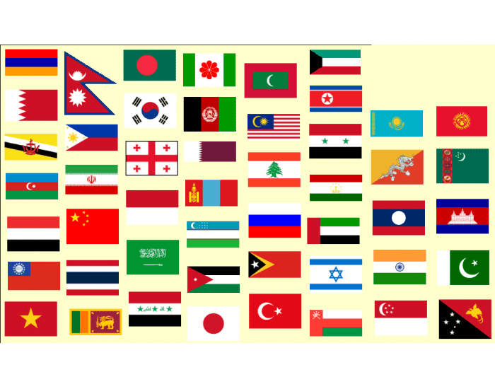 Flag Selection: Asia 3 Quiz - By jyrops