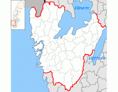 Municipalities in the Västra Götaland Region, Sweden