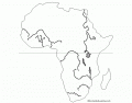 Africa- rivers and lakes (cz)