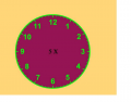 Multiplication Clock (5X)