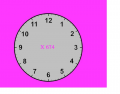 Multiplication Clock (X 674) (for Ronald DerGrosse)