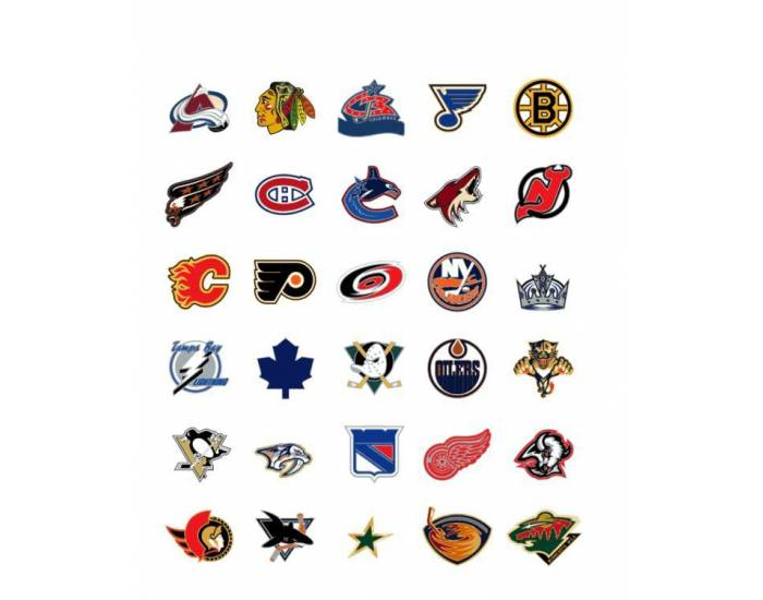 easy hockey logos to draw