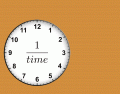 Reciprocal Clock