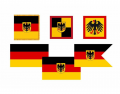 Flags of the Federal Republic of Germany