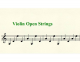 Violin Open String Notes