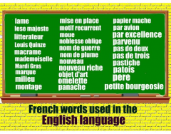 French words used in English