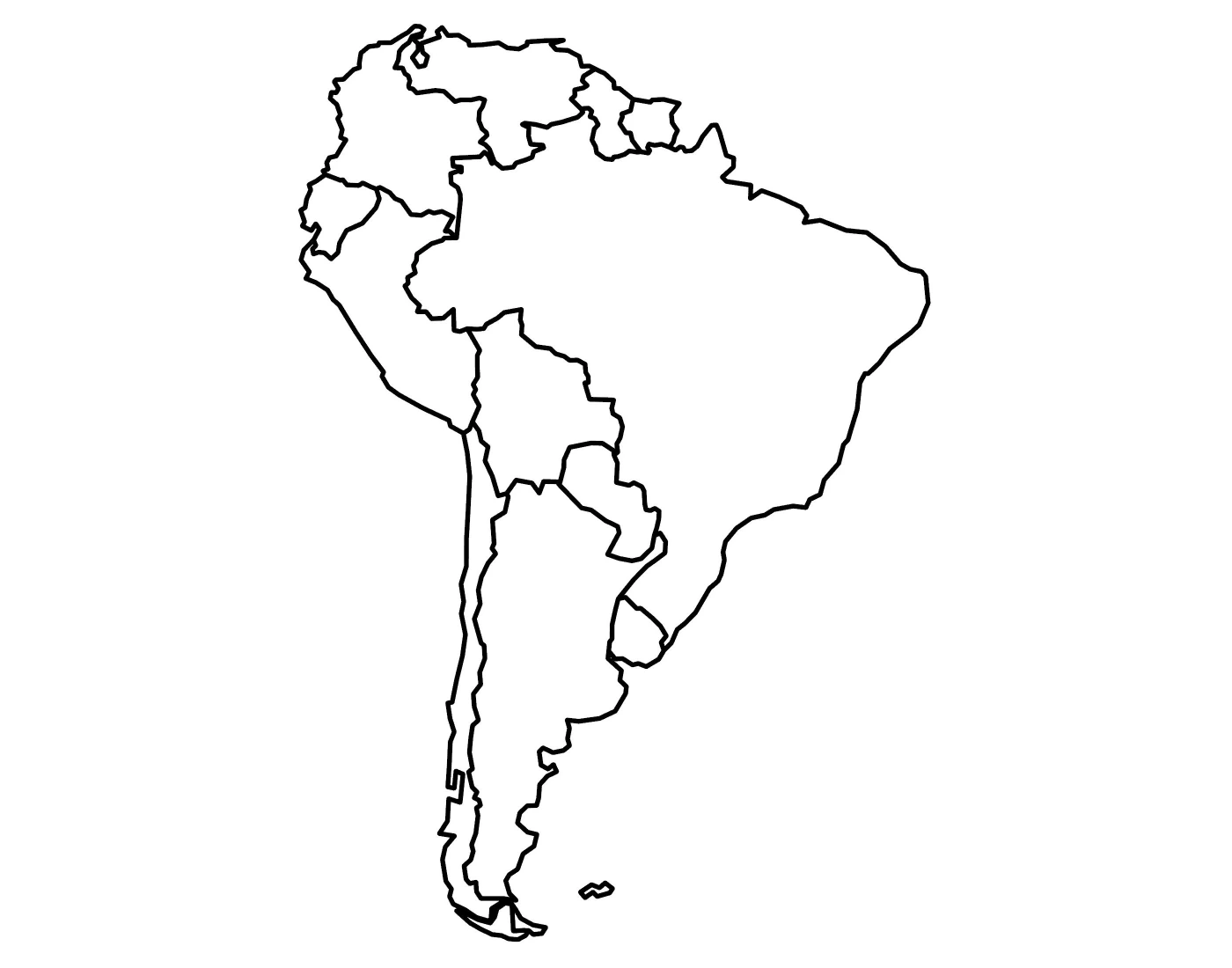 South America Countries Map Quiz south-america-countries-map-quiz