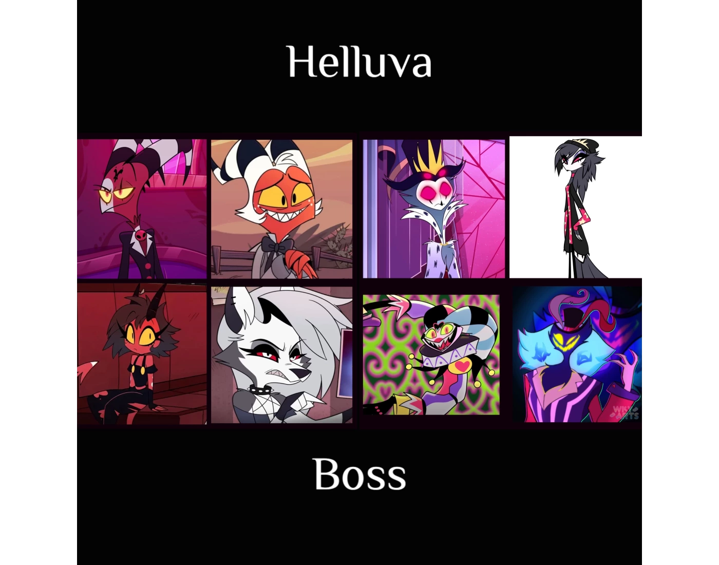 Helluva Boss Characters — Printable Worksheet