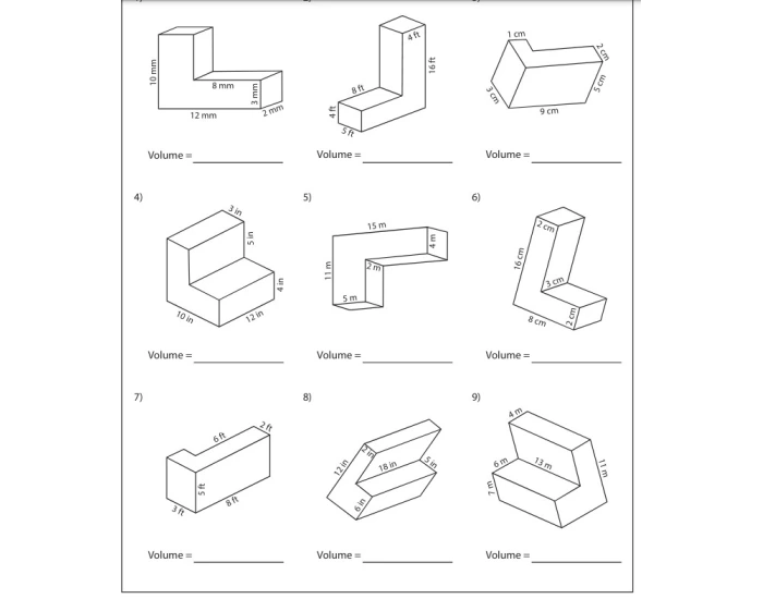 Block Volume Math Volume of L Blocks Quiz