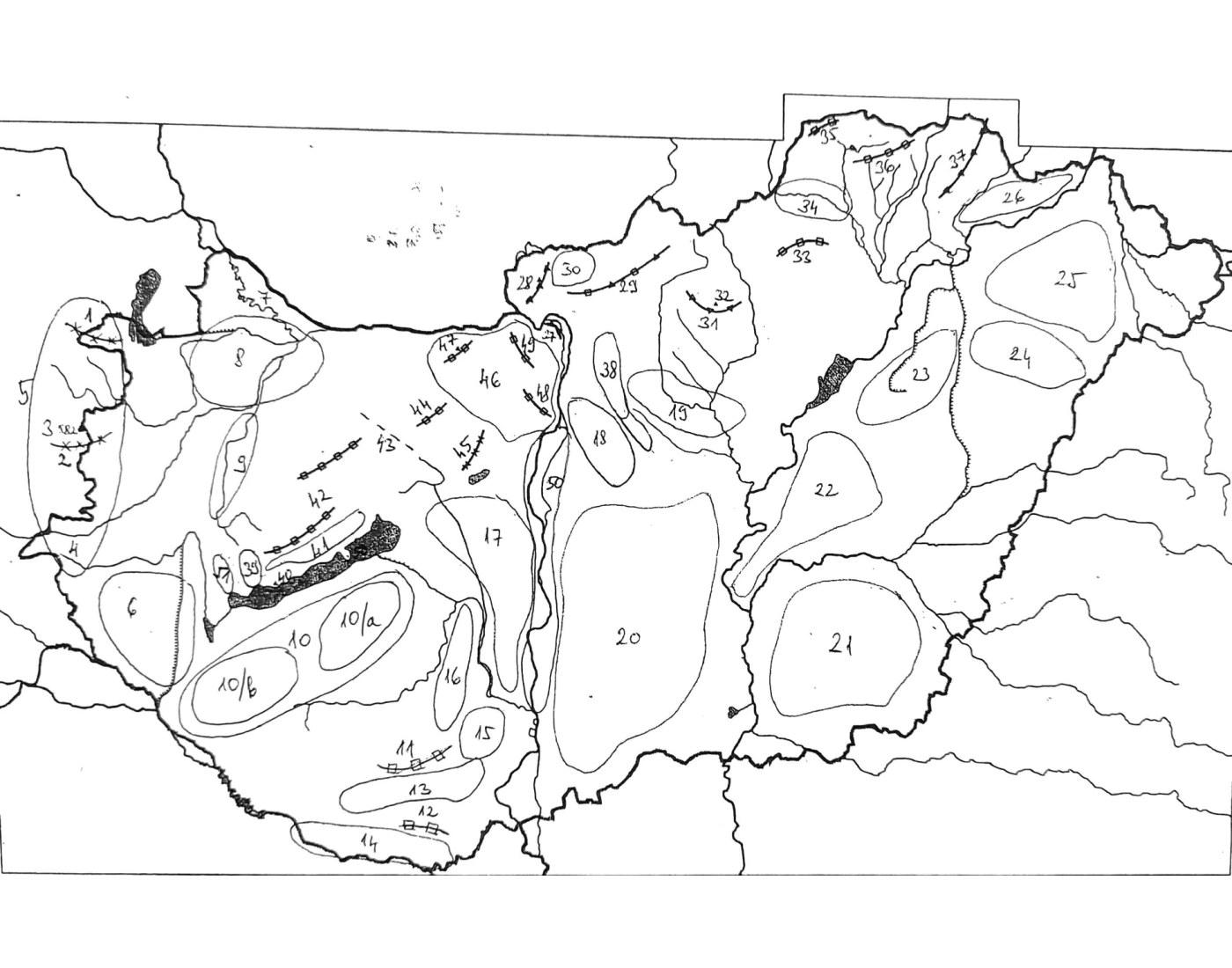 Magyarország domborzat rajza 1 Quiz