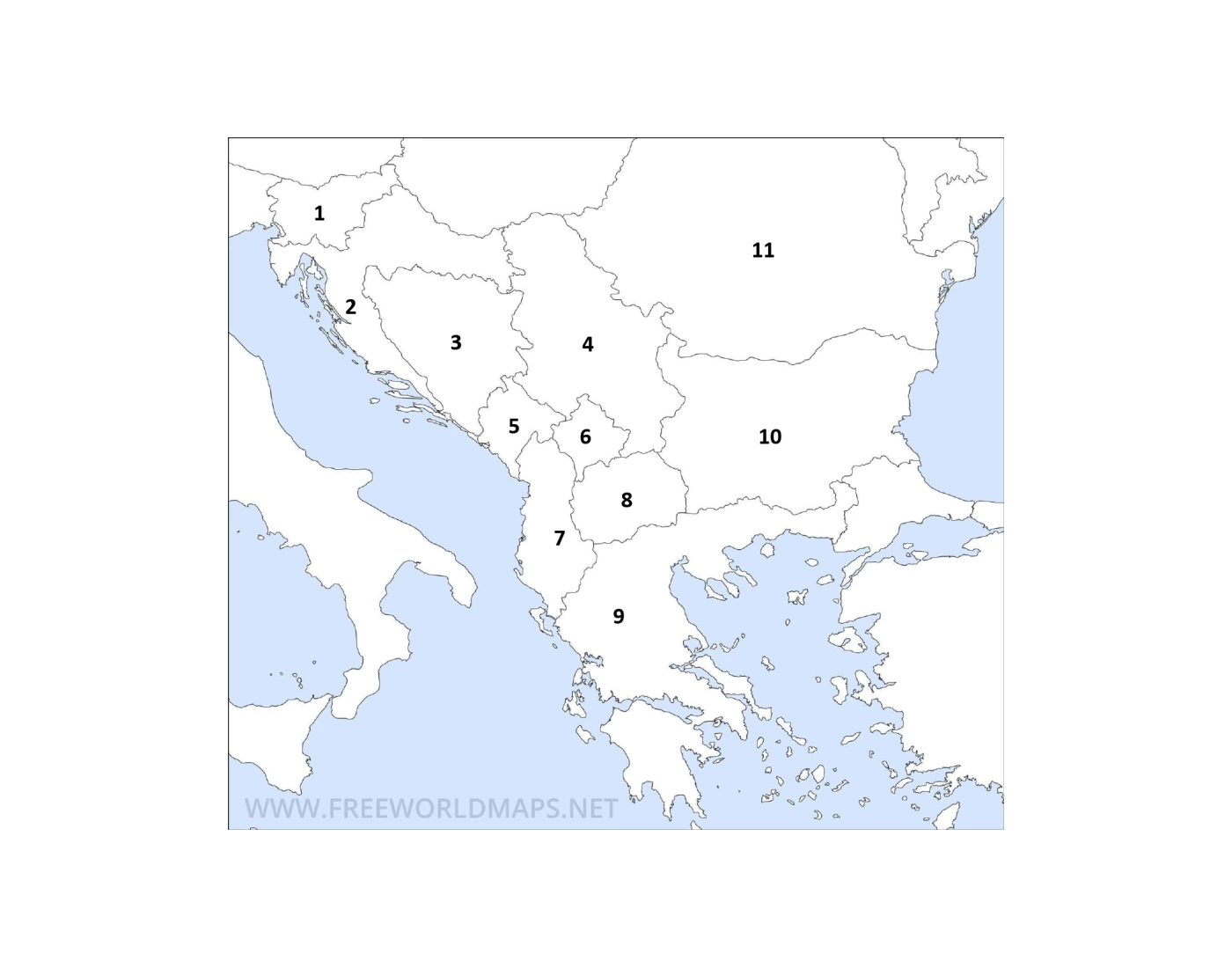 Cold War Map Colorless blank cold war map Quiz