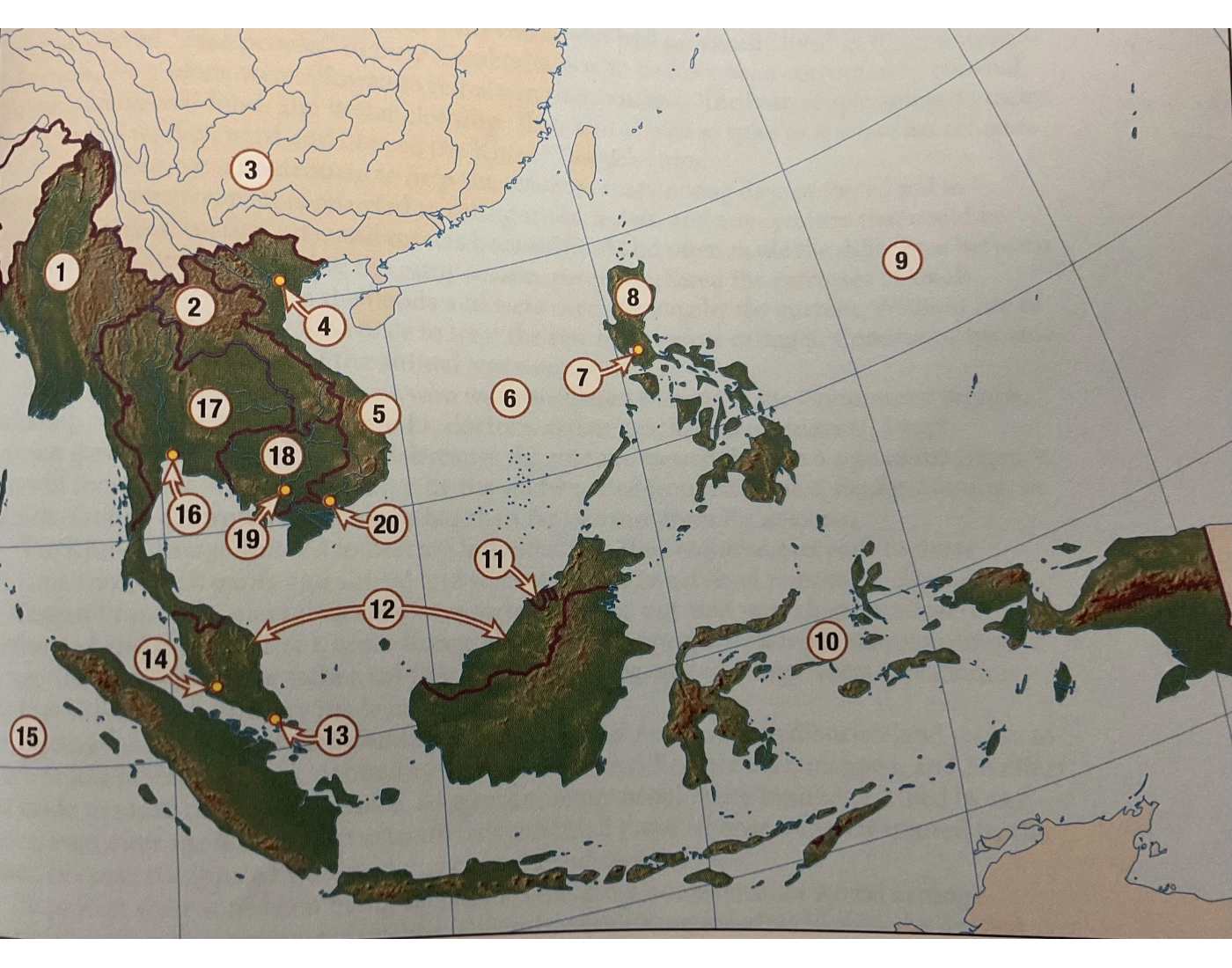 Southeast Asia Map Quiz With Capitols southeast-asia-map-quiz-with-capitols