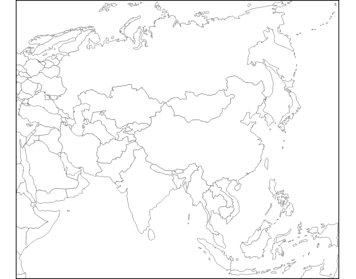 panstwa swiata mapa konturowa Quiz