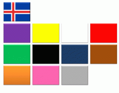 Colours in Icelandic