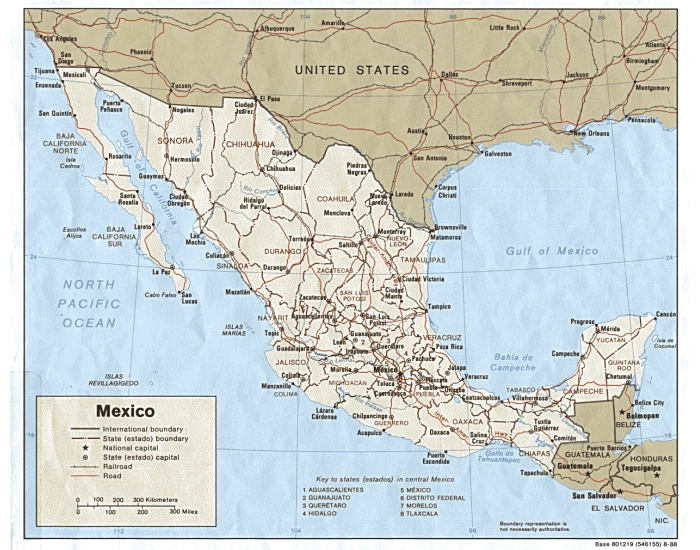 Map Of Major Rivers In Mexico Mexico (and neighbors) - rivers Quiz