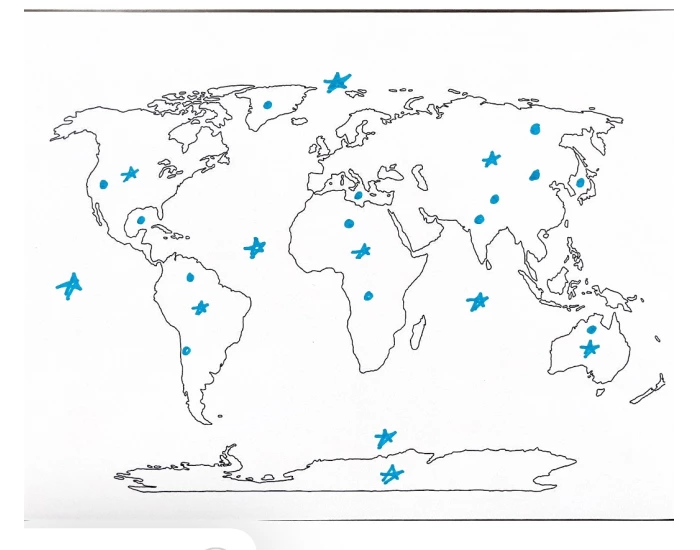 World map study guide Quiz