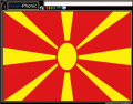 Republic of North Macedonia Flag