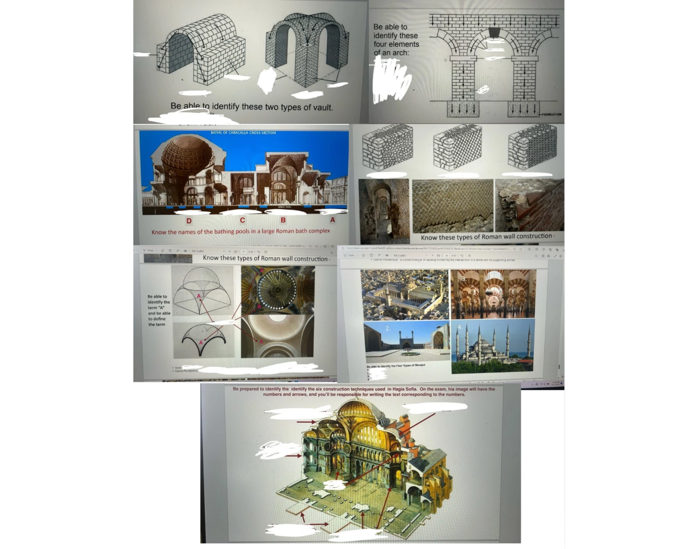 architecture history labeling — Printable Worksheet