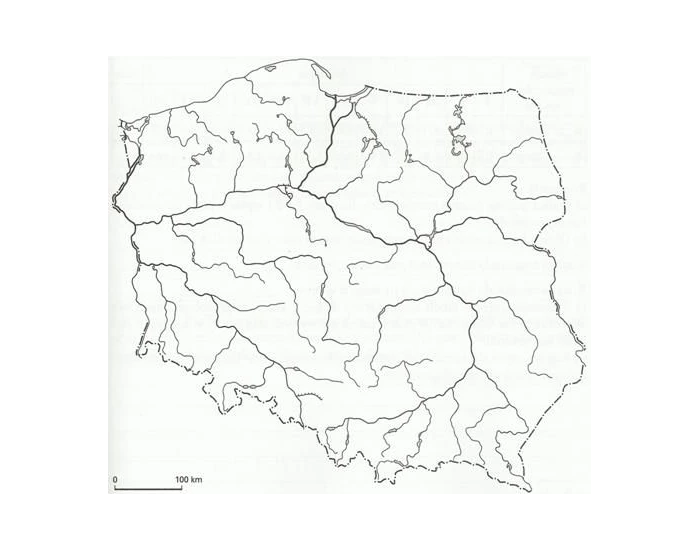 Krainy Geograficzne - Mapa fizyczna polski Quiz