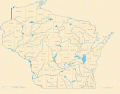 Rivers and Lakes in Wisconsin