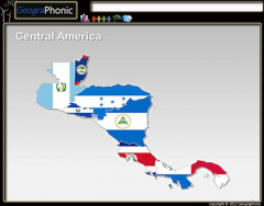 Map of Flags | Central America