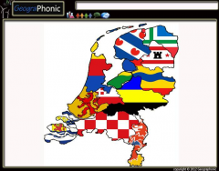 Nederlandse Provincies met vlag