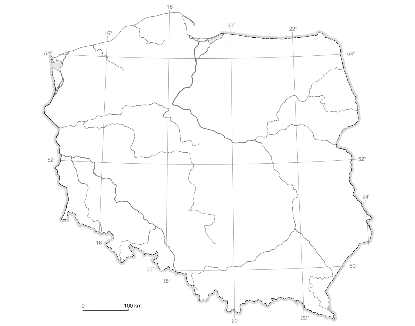Regiony Geograficzne Polski — Printable Worksheet
