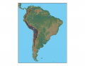Reljef i bregova razgranetost na Juzhna Amerika