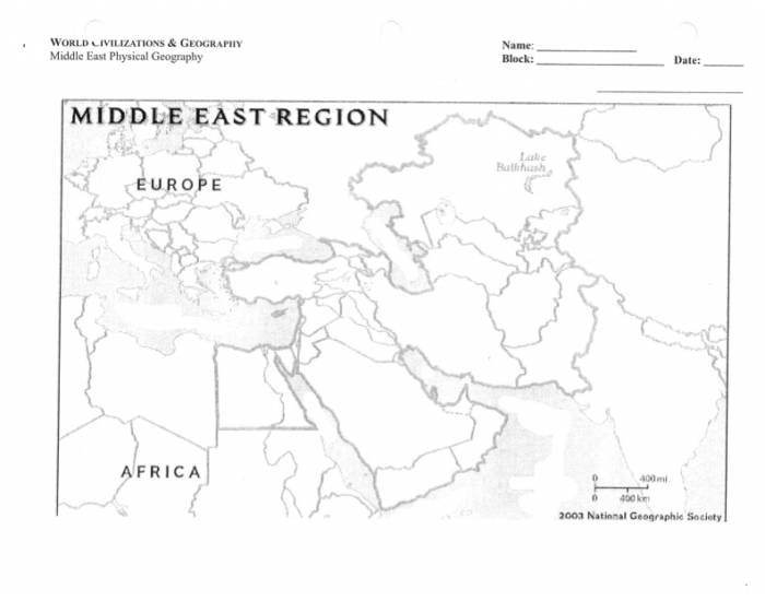 MQ: Middle East Physical Geo Quiz