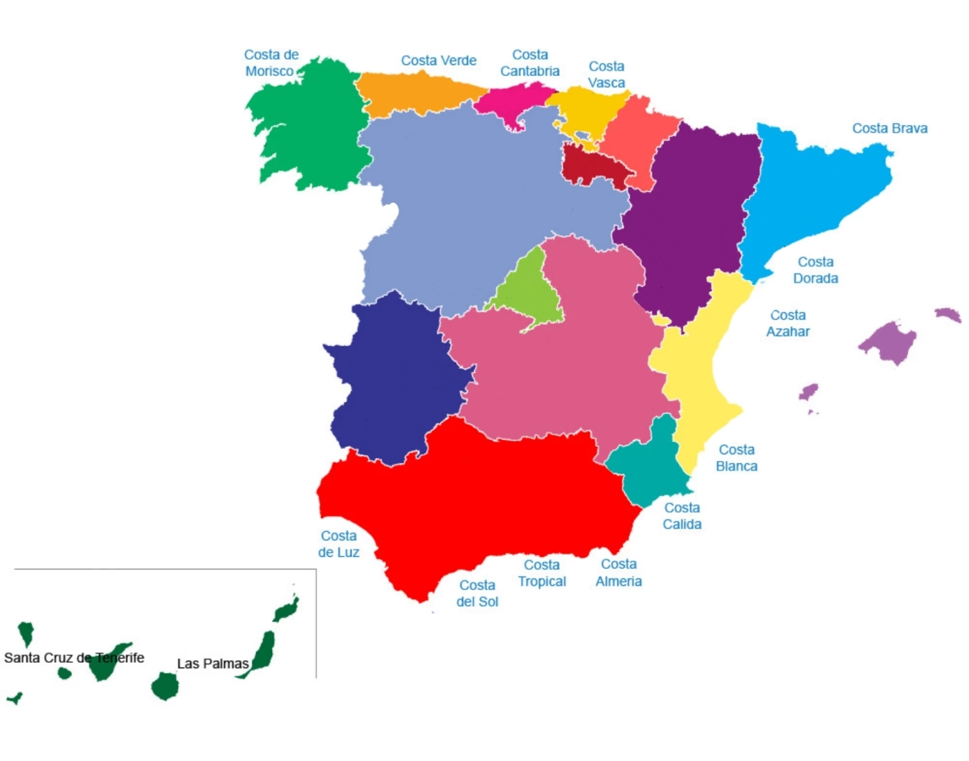 Regions of Spain Quiz