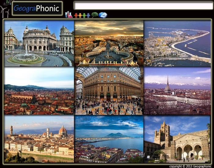 Cities of Italy Quiz