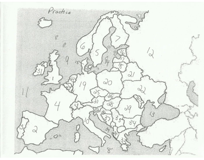 Western Eastern Europe Map Quiz Western eastern europe map quiz