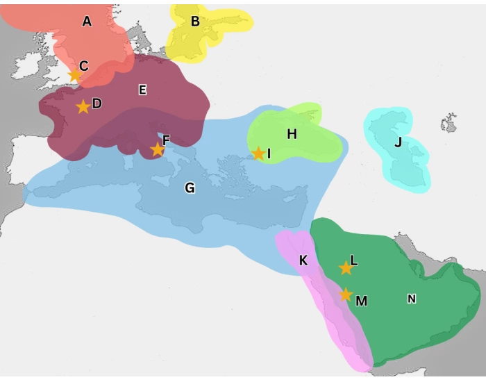 Map All Age Early Middle Ages Map Quiz