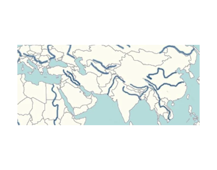 Eastern Rivers Middle Eastern Rivers and Countries — Printable Worksheet