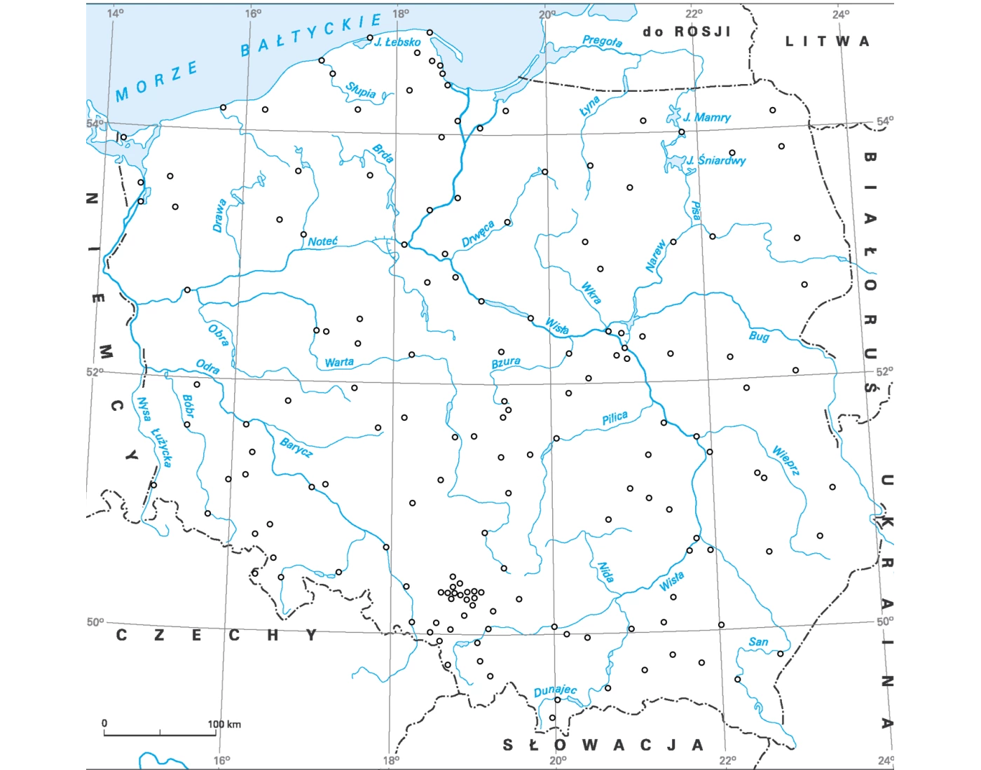 Sprawdzian Język Polski Częsci Mowy Gimnazjum Mapa miasta Polski cz. 2 Quiz