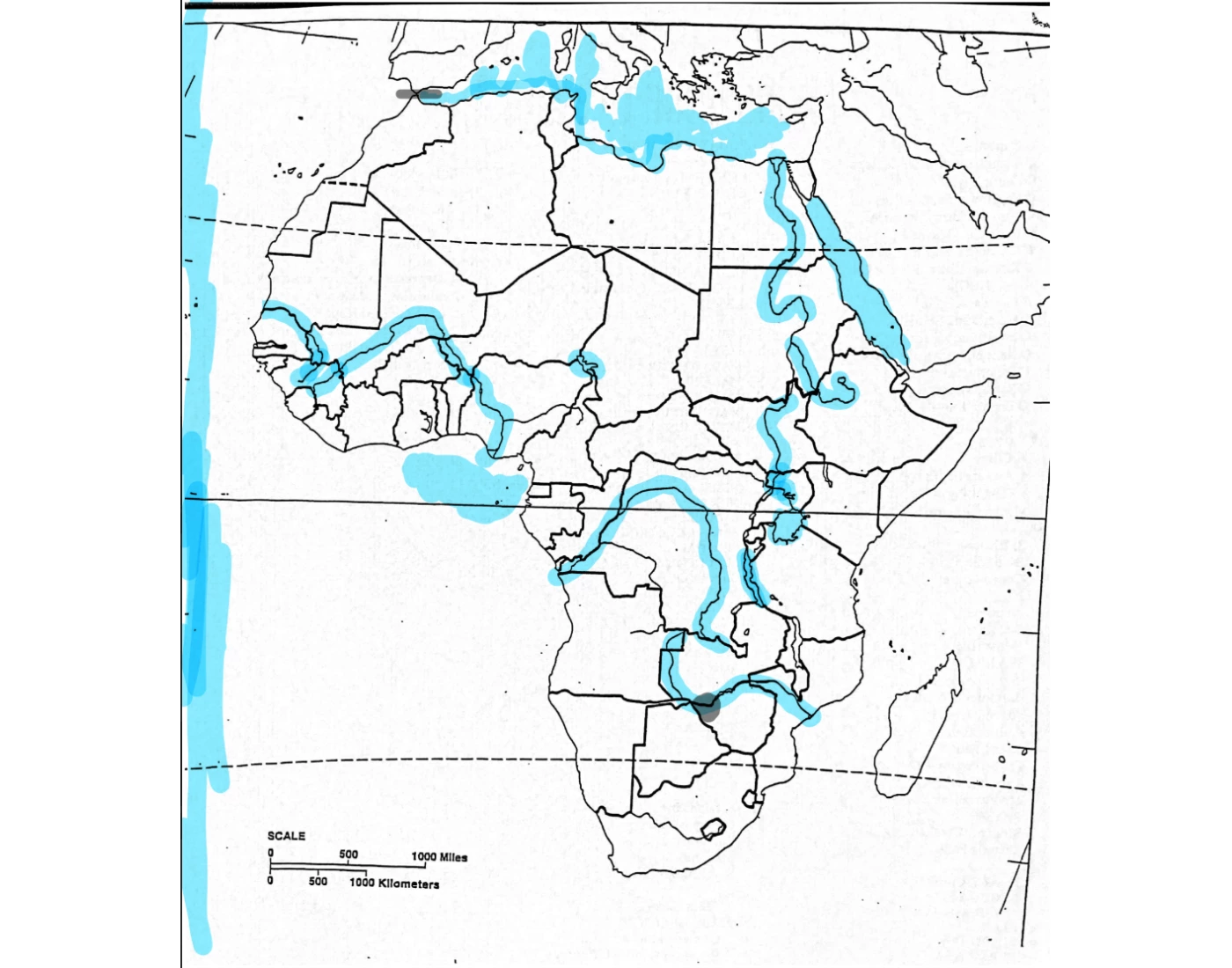 Basque Aphg Map APhg Africa map WaterWorks Quiz