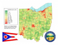 Ohio Population Map by Cities
