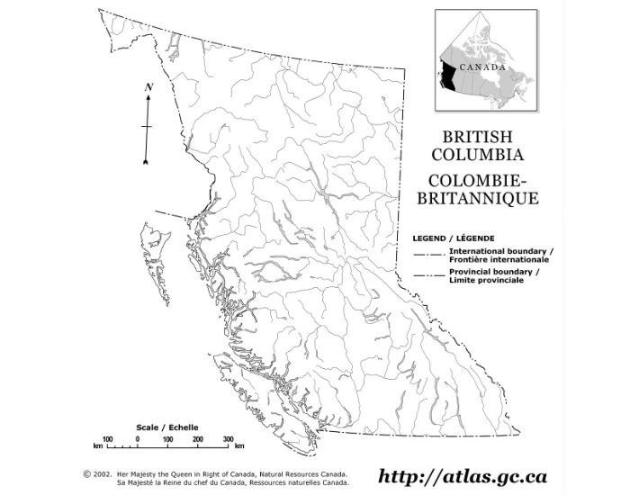 Printable Map Bc Towns and Cities in British Columbia — Printable Worksheet