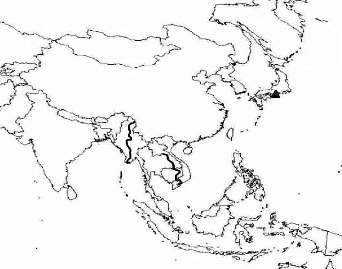 Southeast Asia Map Quiz 2