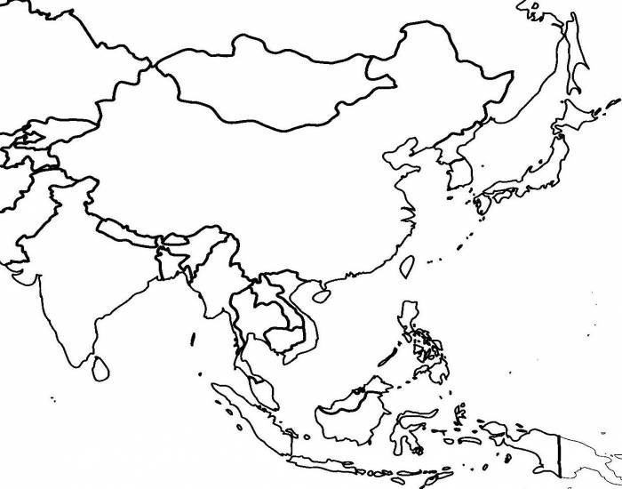 Political Map of MONSOON Asia Quiz