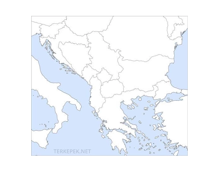 Balkán-félsziget topográfia (2025) — Printable Worksheet