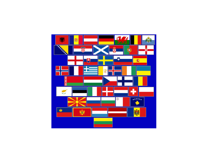 Capitais, Países e Bandeiras - Europa (PT-BR) Quiz