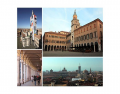 Landmarks of Modena, Italy