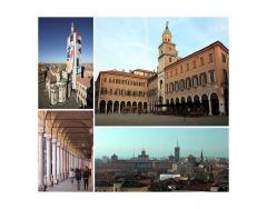 Landmarks of Modena, Italy